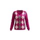 Tommy Hilfiger Argyle Πουλόβερ XXL / Pre-Owned