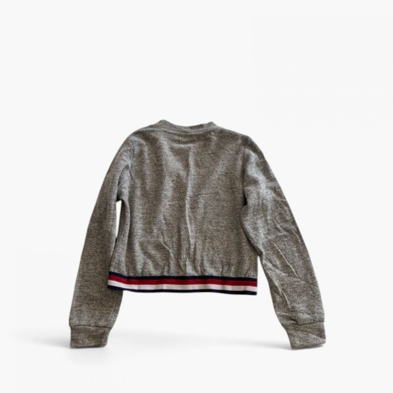 Tommy Hilfiger Γκρι Cropped Sweatshirt S / Pre-Owned