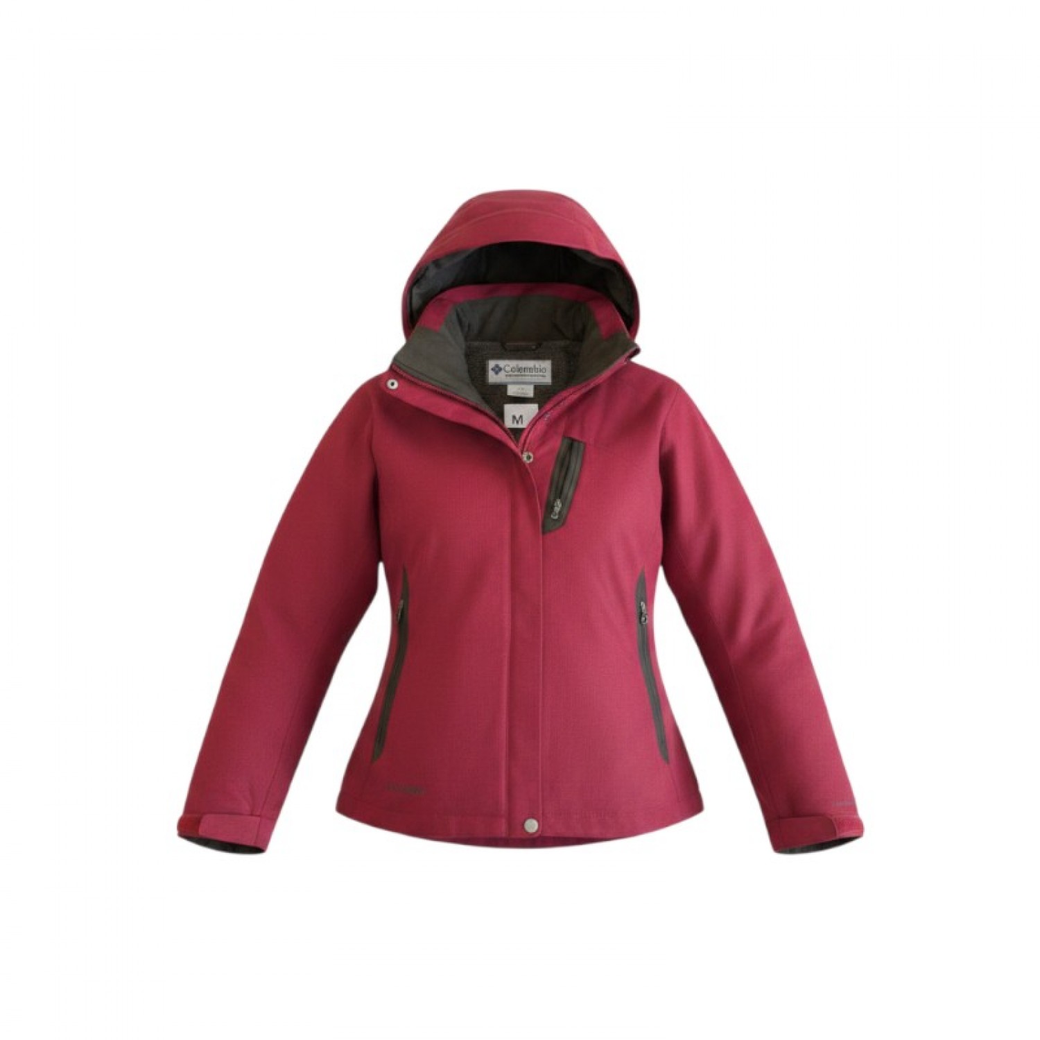 Columbia Titanium Hooded Jacket Μπορντό | M / Pre-Owned