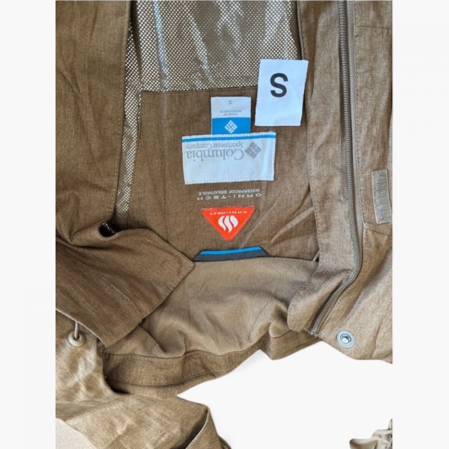 Columbia Omni-Heat Hooded Jacket Καφέ | S / Pre-Owned