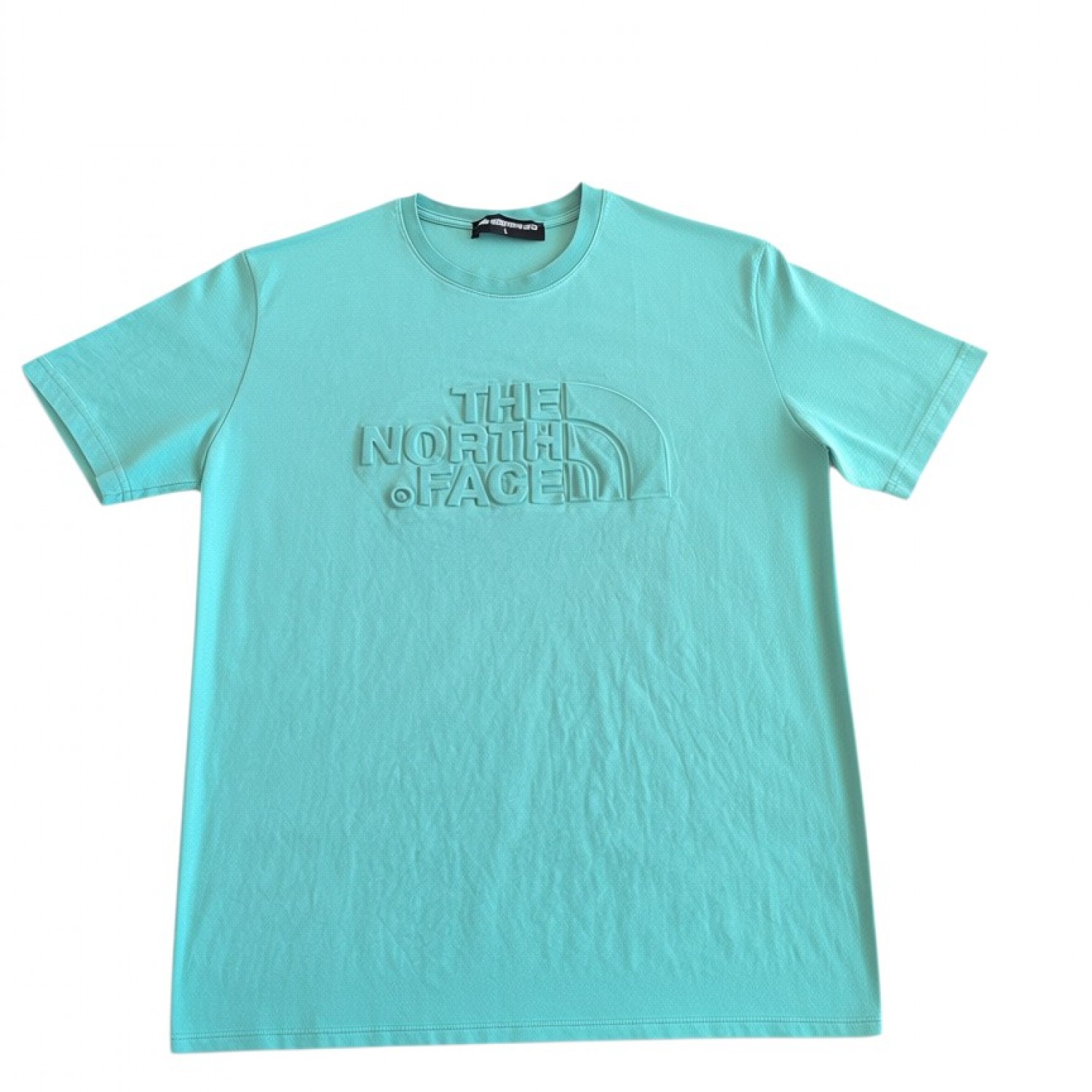 The North Face Πράσινο Αμάνικο T-Shirt με Ανάγλυφο Logo – Μέγεθος L / Pre-Owned