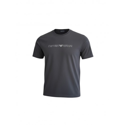 Emporio Armani Μαύρο Αμάνικο T-Shirt με Tonal Logo – Μέγεθος XXXL / Pre-Owned
