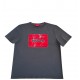 Hugo Μαύρο Αμάνικο T-Shirt με Κόκκινο Logo Print – Μέγεθος XXL / Pre-Owned
