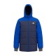 Adidas Blue Hooded Puffer Jacket / Pre-Owned