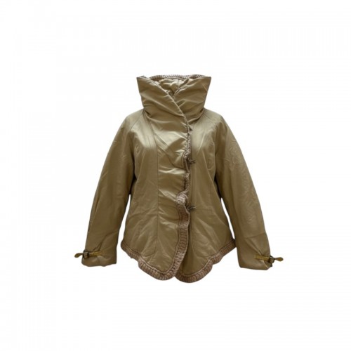 Class Roberto Cavalli Μπεζ Jacket με Ψηλό Γιακά – Μέγεθος M / Pre-Owned