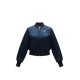 North Sails Women’s Navy Cropped Bomber Jacket — Size L / Pre-Owned