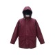Woolrich Burgundy Hooded Outdoor Jacket — Size L / Pre-Owned