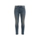 Levi’s 711 Skinny Γκρι-Μπλε Τζιν με Στρας – Μέγεθος 36 / Pre-Owned
