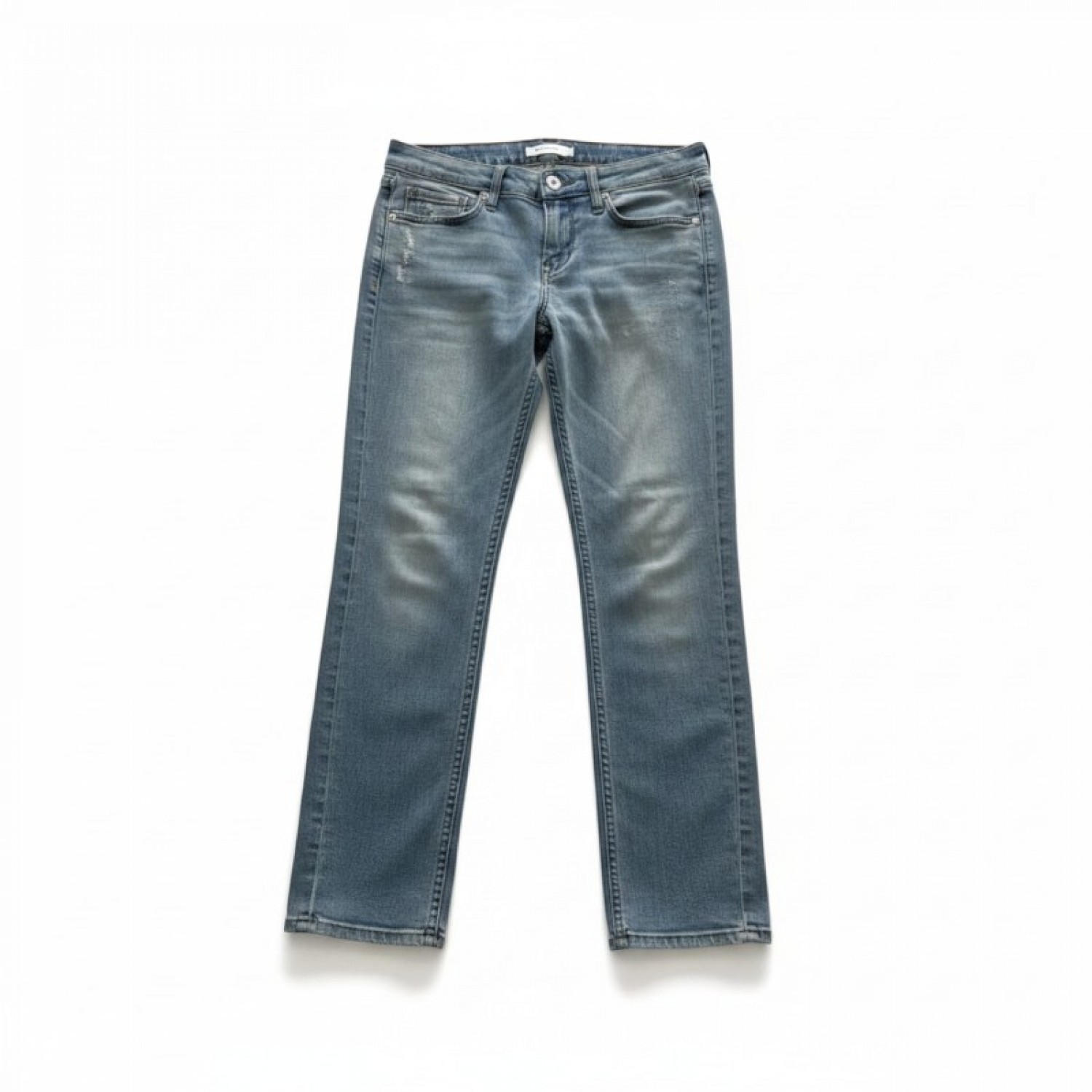 Levi’s Classic Straight Ξεβαμμένο Μπλε Τζιν – Μέγεθος 36 / Pre-Owned