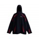 Columbia Interchange Hooded Jacket Μαύρο/Κόκκινο | L / Pre-Owned