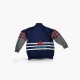 Adidas Vintage Track Jacket Μπλε / Γκρι / Κόκκινο – Μέγεθος L / Pre-Owned