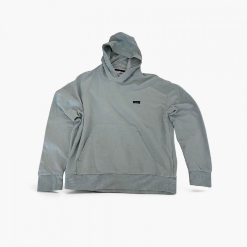 Calvin Klein Comfort Fit Φούτερ Hoodie Μέντα / Ανοιχτό Πράσινο – Μέγεθος L / Pre-Owned