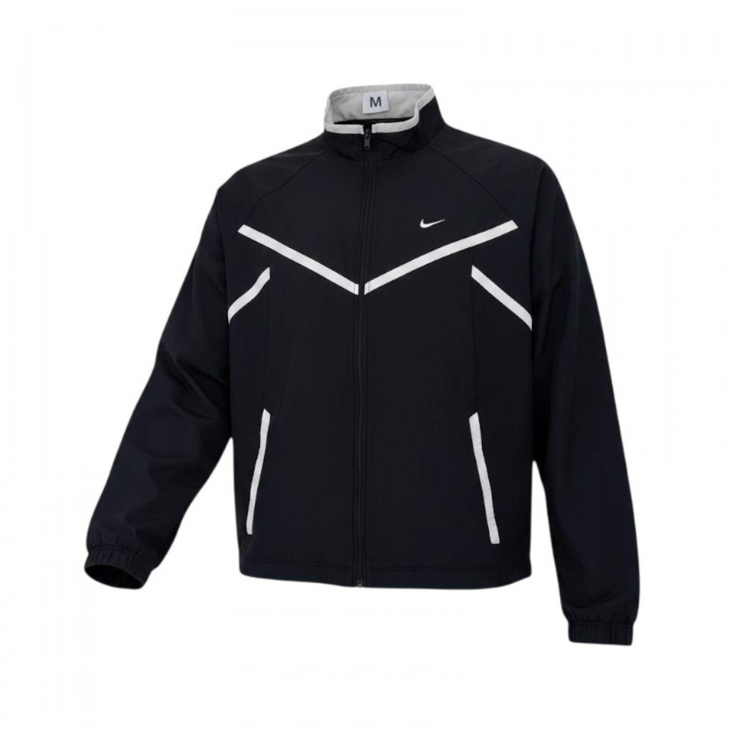 Nike Μαύρο Αντιανεμικό / Αθλητικό Jacket Full Zip – Μέγεθος M / Pre-Owned