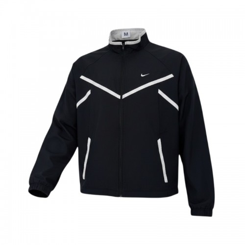 Nike Μαύρο Αντιανεμικό / Αθλητικό Jacket Full Zip – Μέγεθος M / Pre-Owned