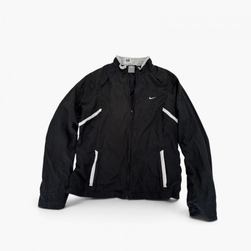 Nike Μαύρο Αντιανεμικό / Αθλητικό Jacket Full Zip – Μέγεθος M / Pre-Owned