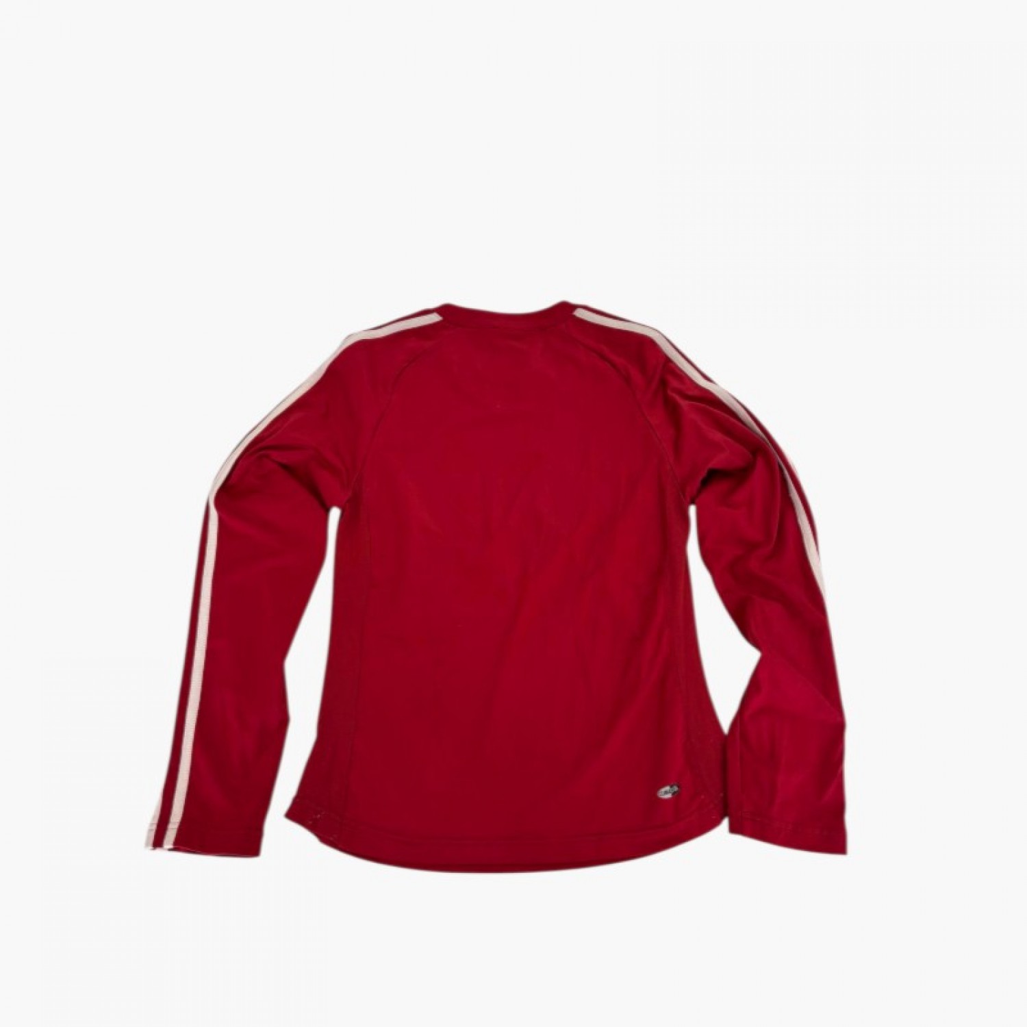 Adidas Κόκκινη Μακρυμάνικη Αθλητική Μπλούζα με 3 Stripes / Pre-Owned