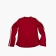 Adidas Κόκκινη Μακρυμάνικη Αθλητική Μπλούζα με 3 Stripes / Pre-Owned