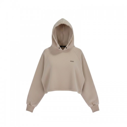 Liu Jo Μπεζ / Εκρού Hoodie με Κουκούλα – Μέγεθος M / Pre-Owned